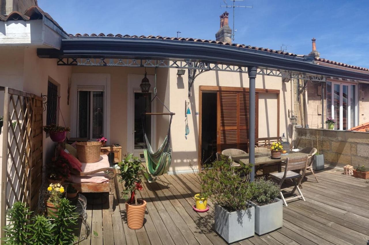 Calme , Proche Du Centre, Grande Terrasse, Petit Dejeuner ボルドー エクステリア 写真